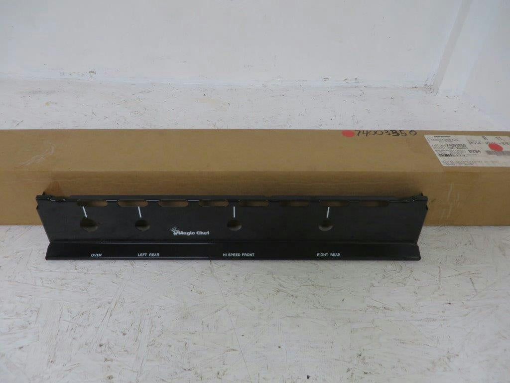 MAYTAG WHIRLPOOL STOVE 74003350 MANIFOLD PANEL (BLK) NEW MAYTAG WHIRLPOOL STOVE 74003350 MANIFOLD PANEL (BLK) NEW